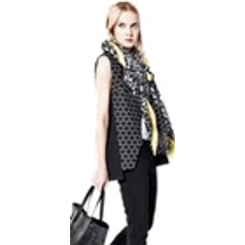 Cop Copine Macon Gilet Size M Black White Geometric Print Asymmetrical Zip Vest